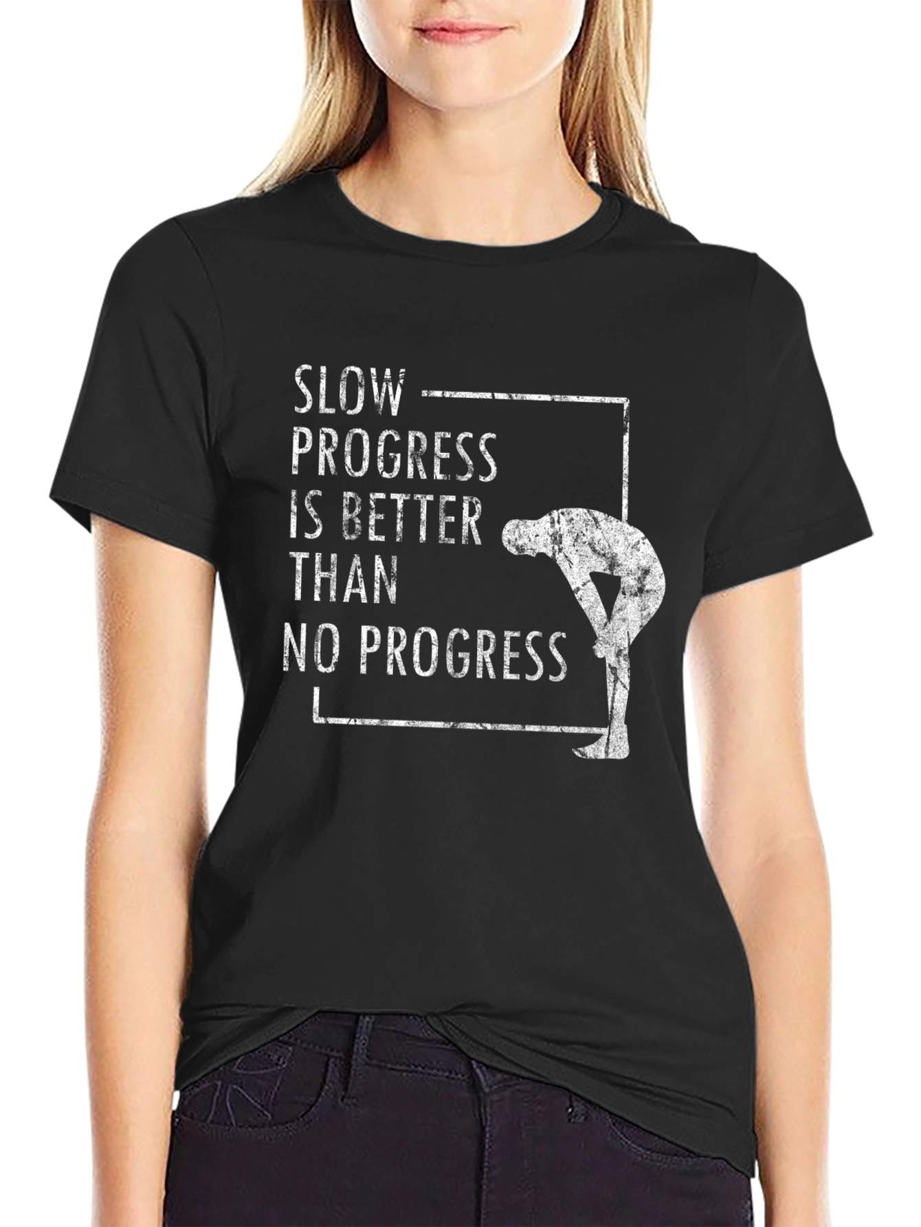 Motivational Workout T-Shirt - Slow Progress