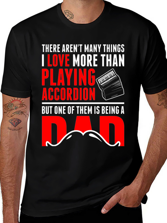 Accordion Dad T-Shirt - Musician Fathers Day Tee