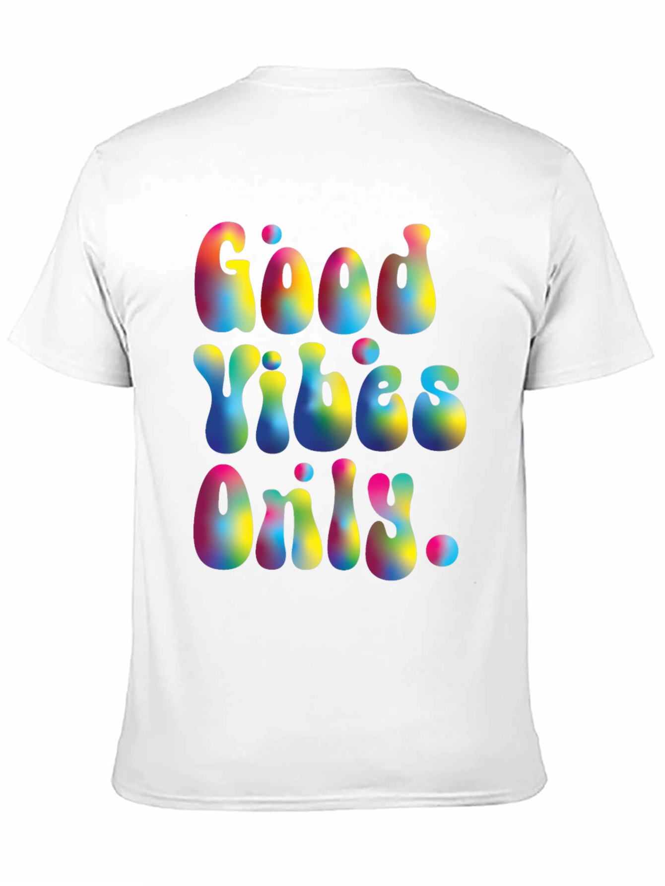 Good Vibes Only Graphic T-Shirt - Retro Style