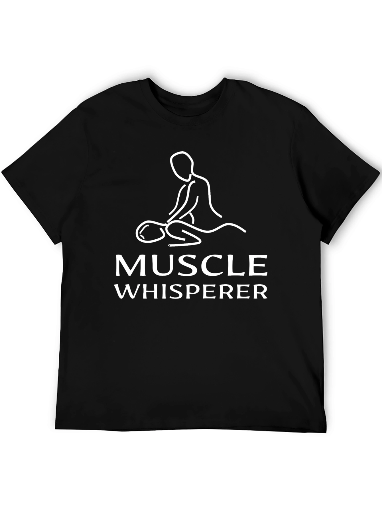 Muscle Whisperer Massage Therapist Black T-Shirt