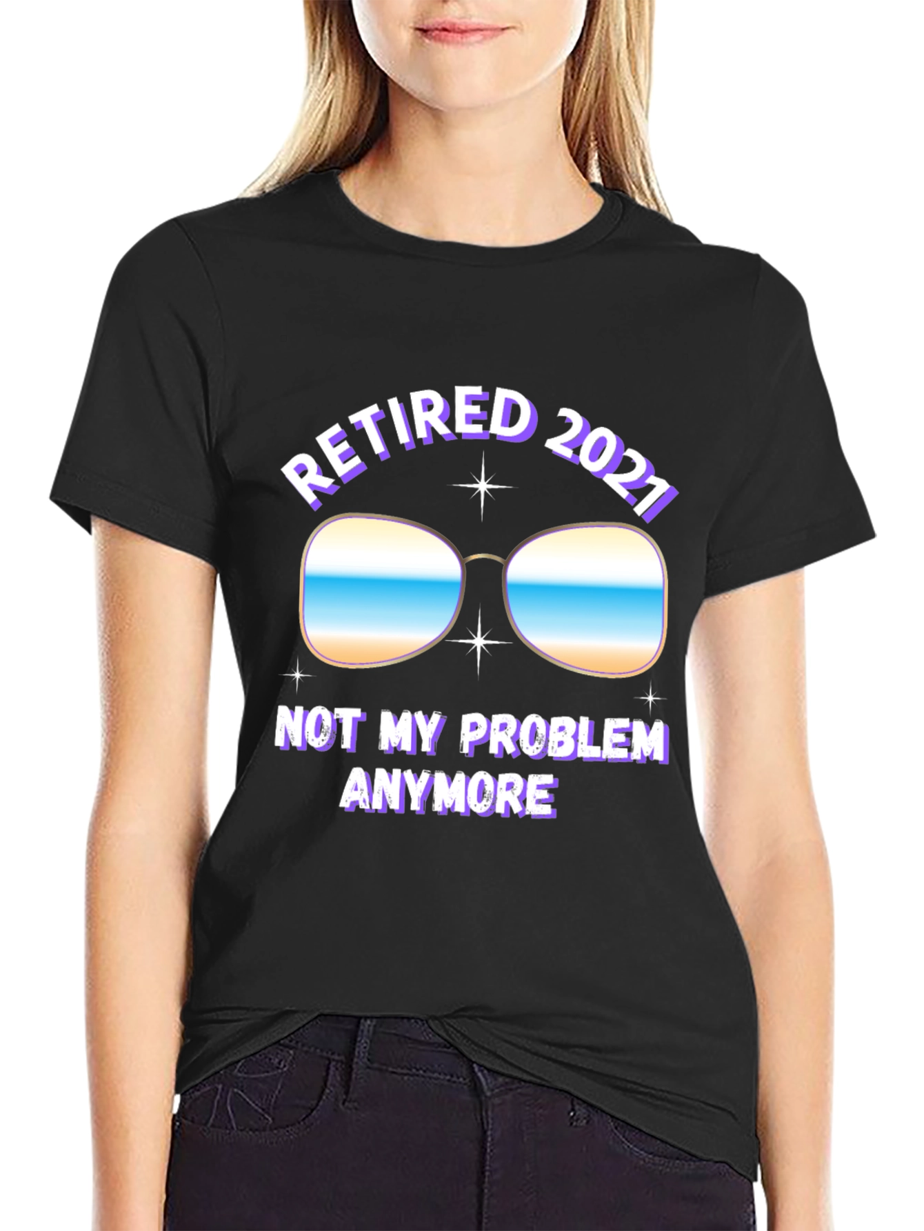 Retired 2021 T-Shirt - Not My Problem Anymore