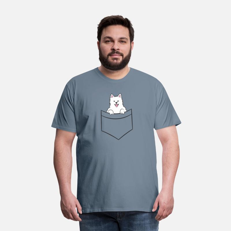 Samoyed In A Pocket Pocket Samoyed