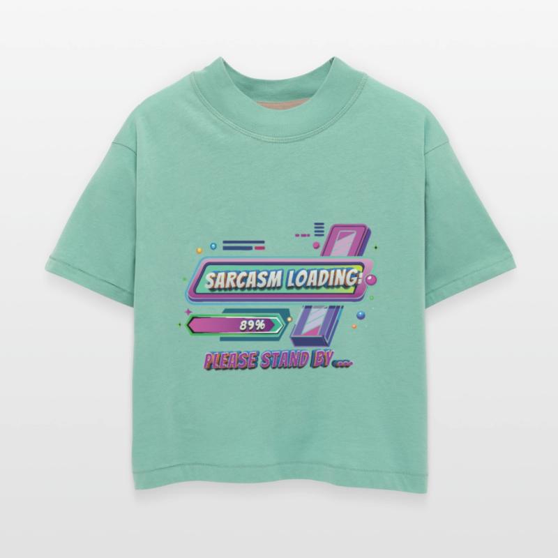 Sarcasm Loading – Witty Tech-Inspired Funny Tee