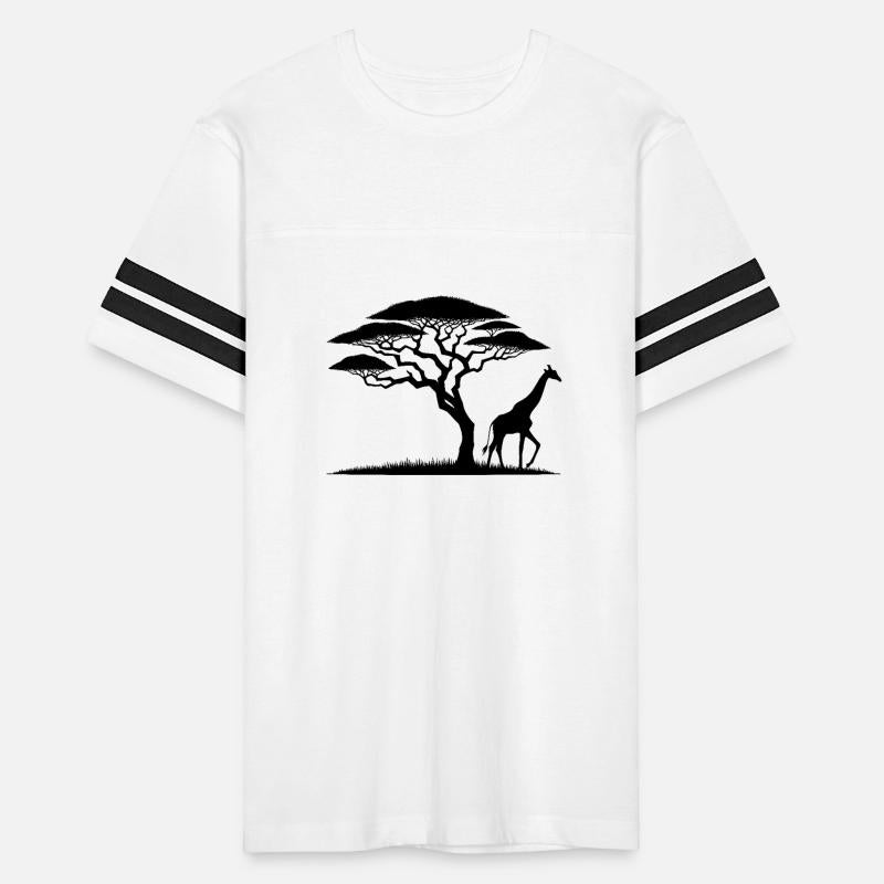 Savannah Landscape Africa Giraffe And Horizon