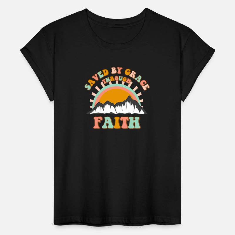 Saved By Grace Through Faith Vintage Quote