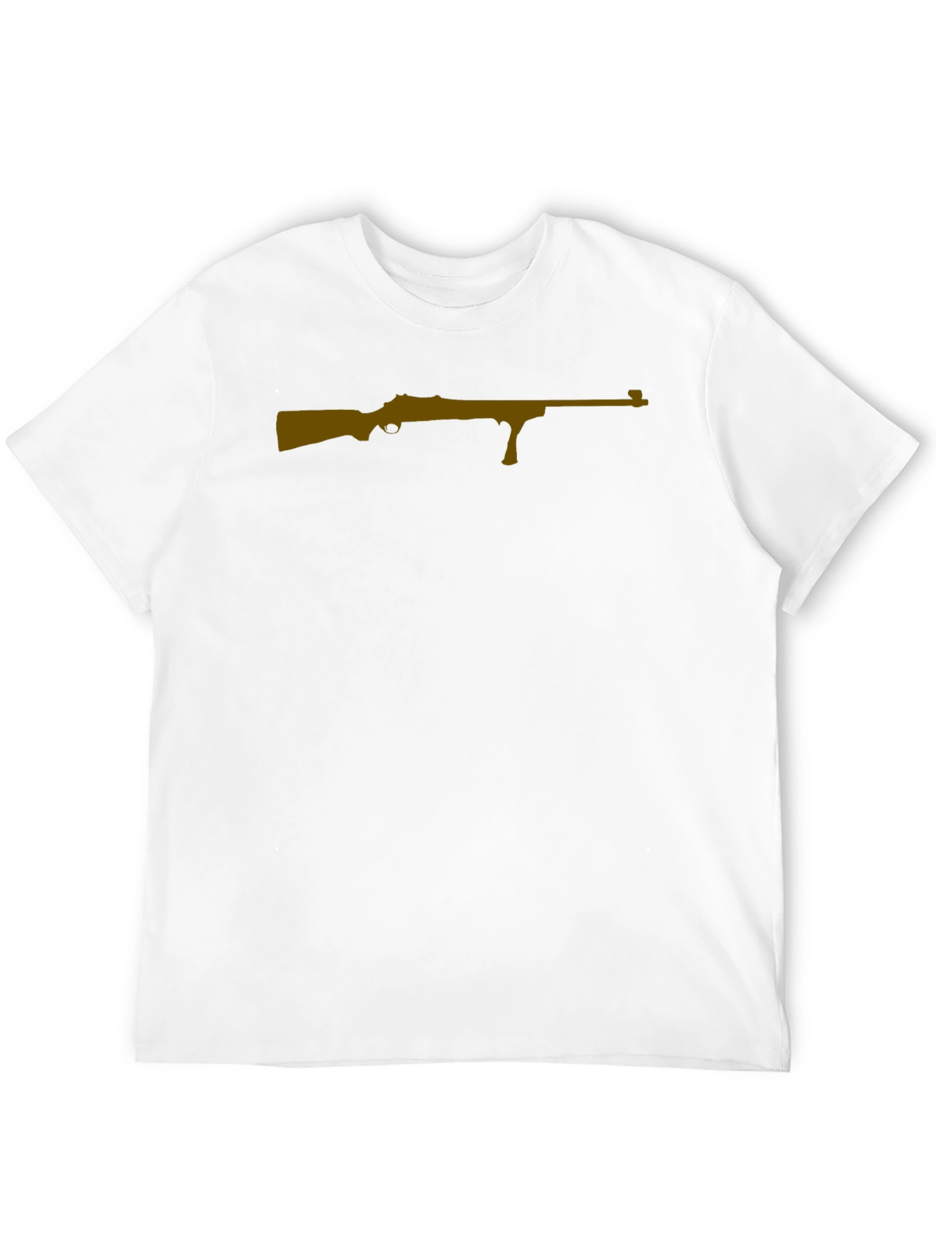 Gun Graphic Black T-Shirt for Men
