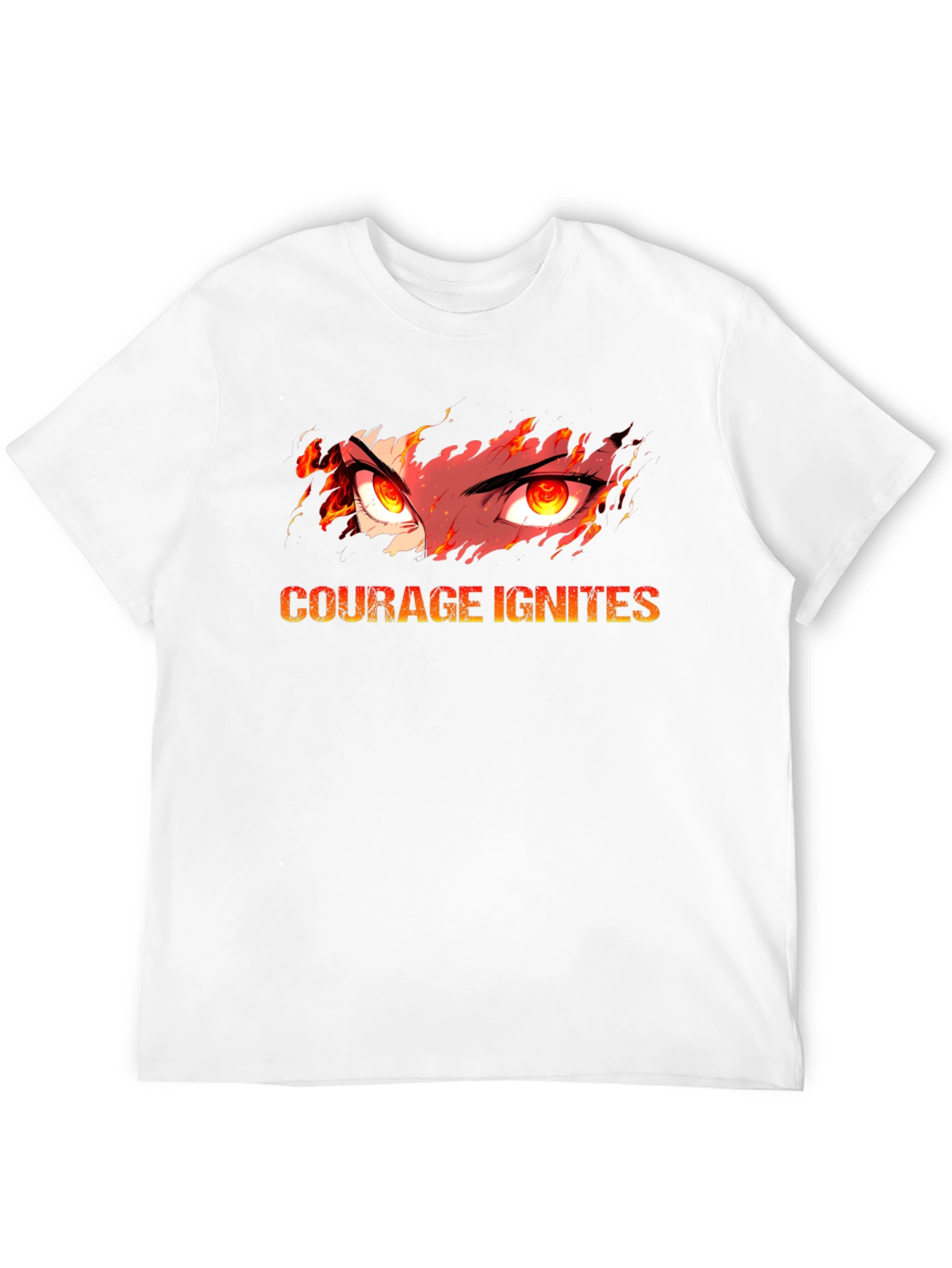 Courage Ignites Graphic Black T-Shirt