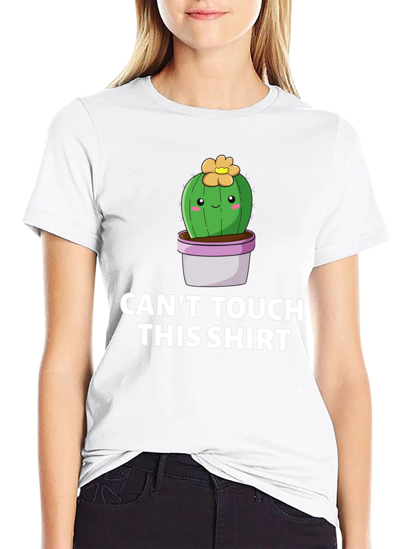 Cant Touch This Shirt - Cactus Graphic Tee