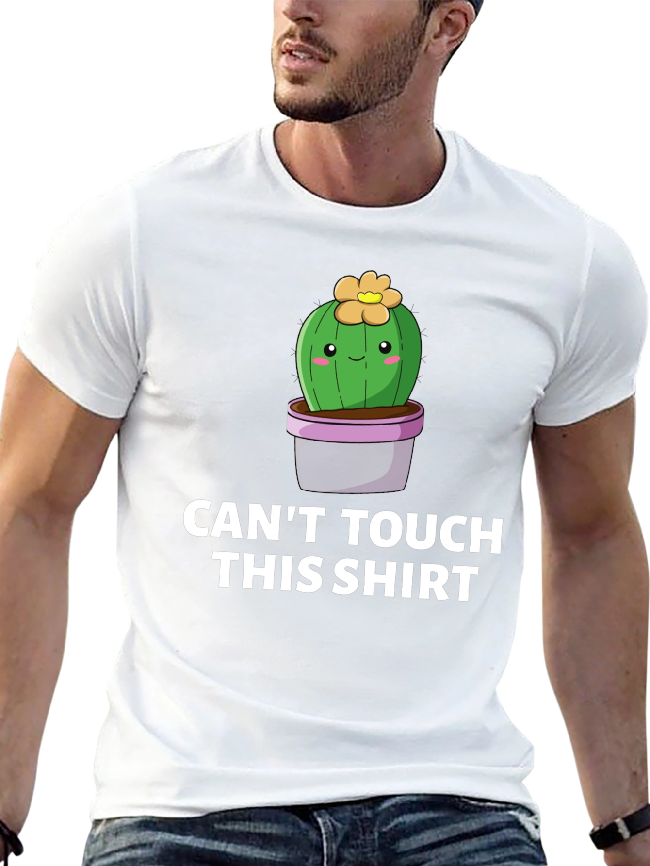 Cant Touch This Shirt - Cactus Graphic Tee