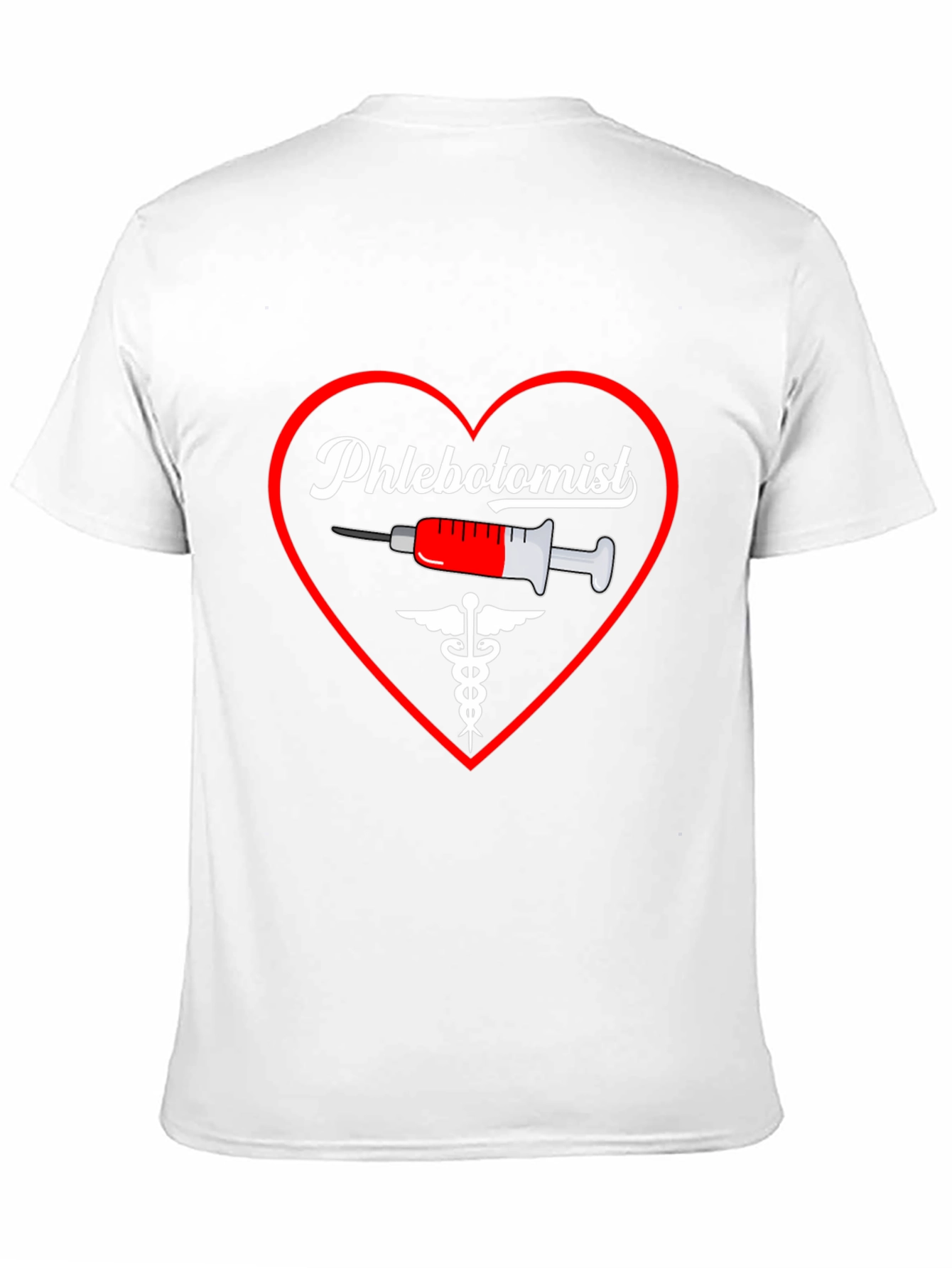Phlebotomist Heart T-Shirt - Medical Professional Appreciation