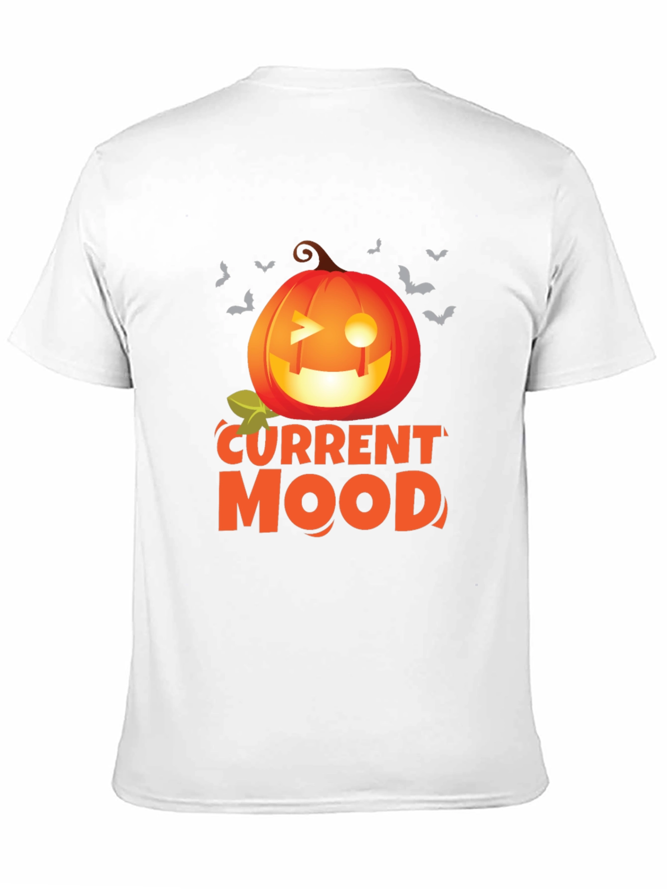 Current Mood Pumpkin Halloween Graphic T-Shirt