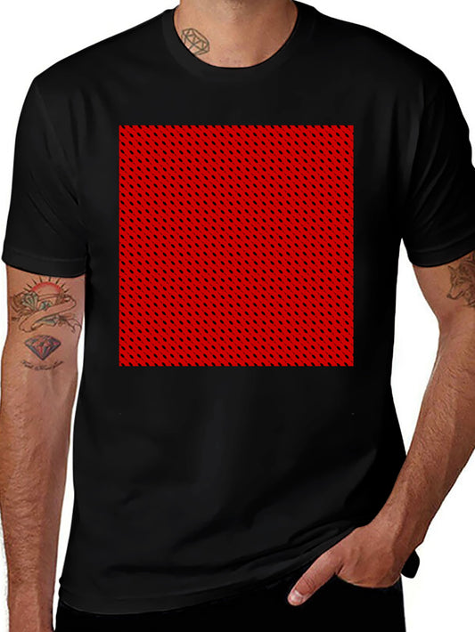 Bold Patterned Tee - Modern Casual Style