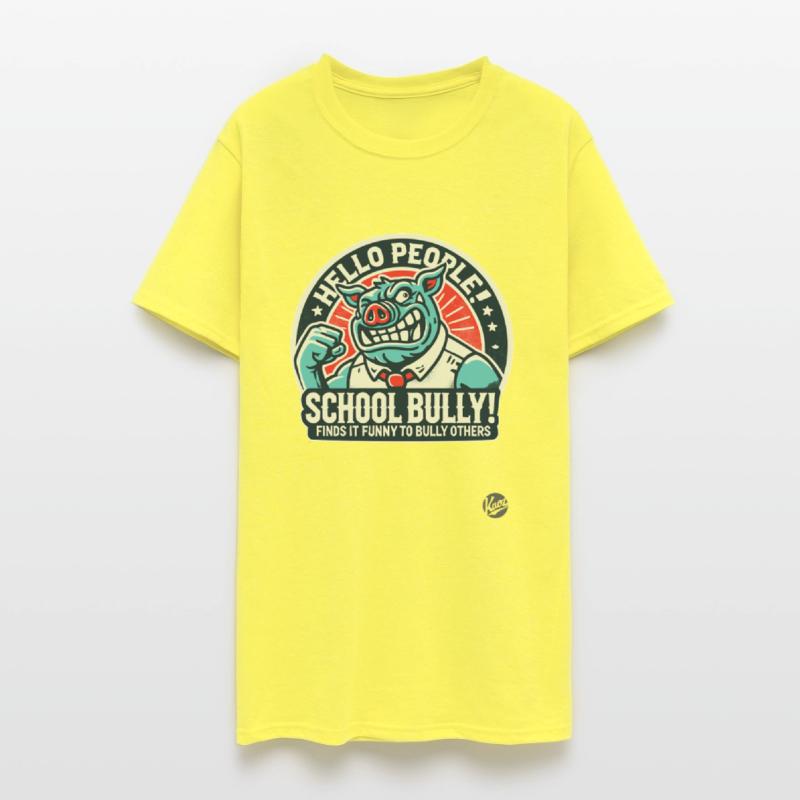 School Bully Pig – Satirical Hello People Design