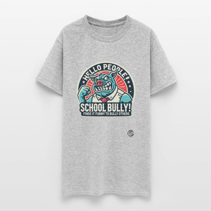 School Bully Pig – Satirical Hello People Design