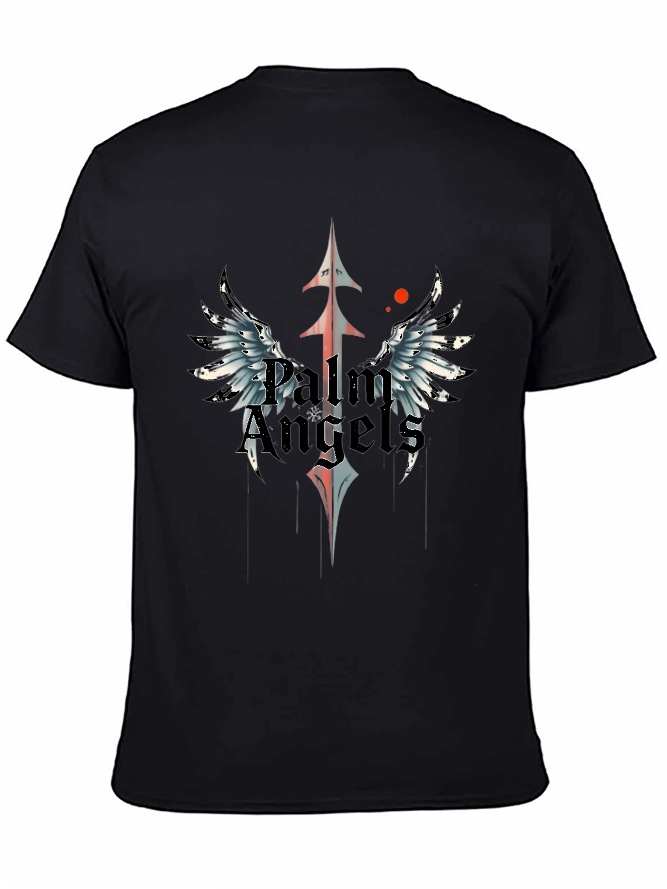 Palm Angels Graphic Tee - Black Cotton T-Shirt