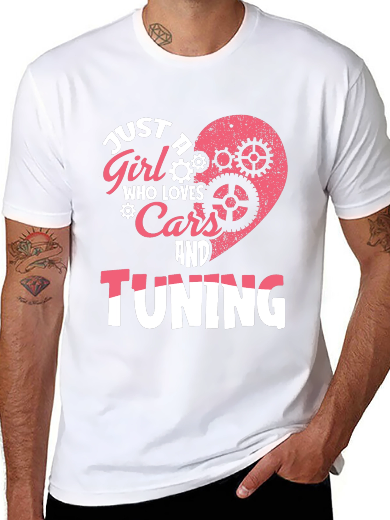 Just a Girl Who Loves Cars and Tuning T-Shirt