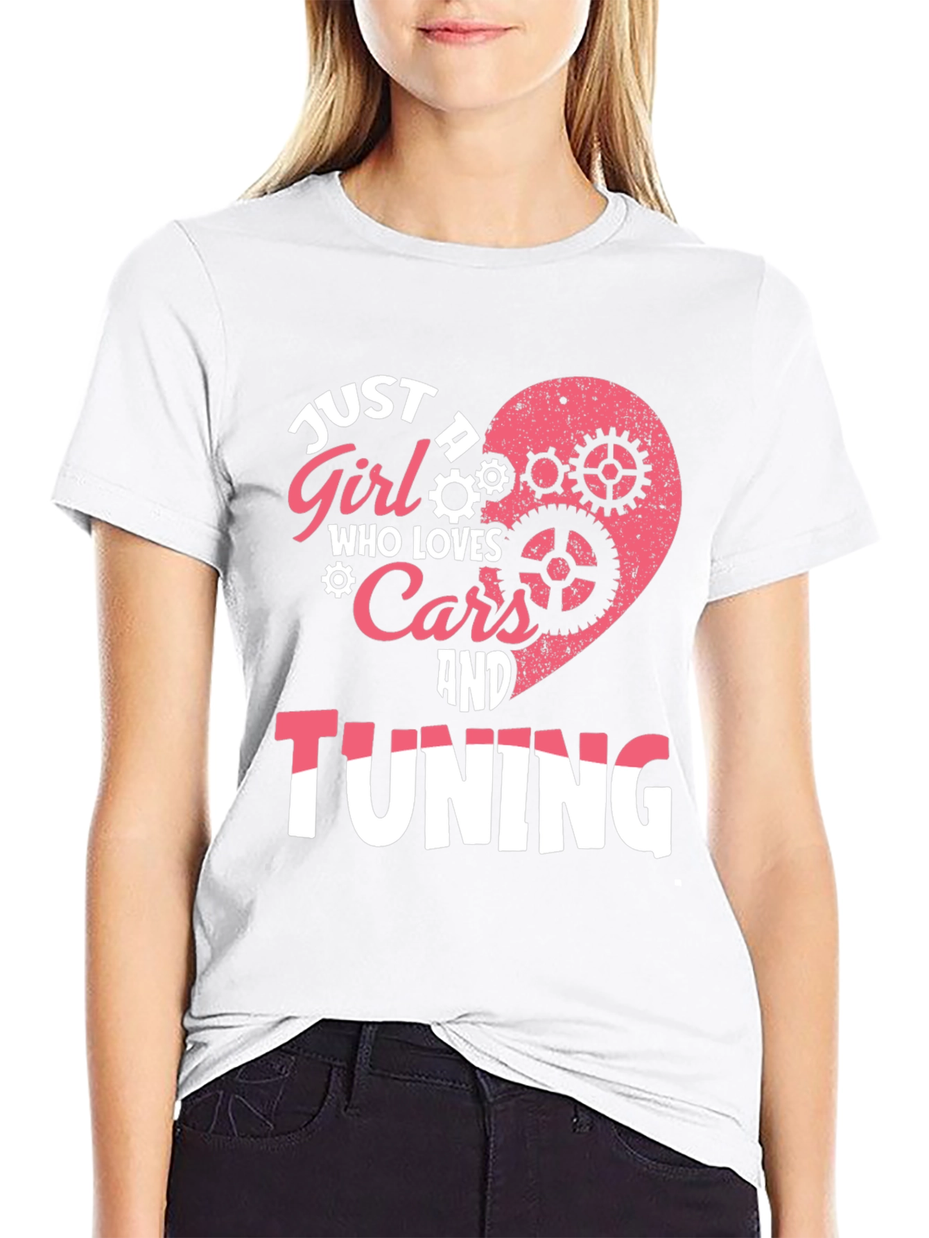 Just a Girl Who Loves Cars and Tuning T-Shirt