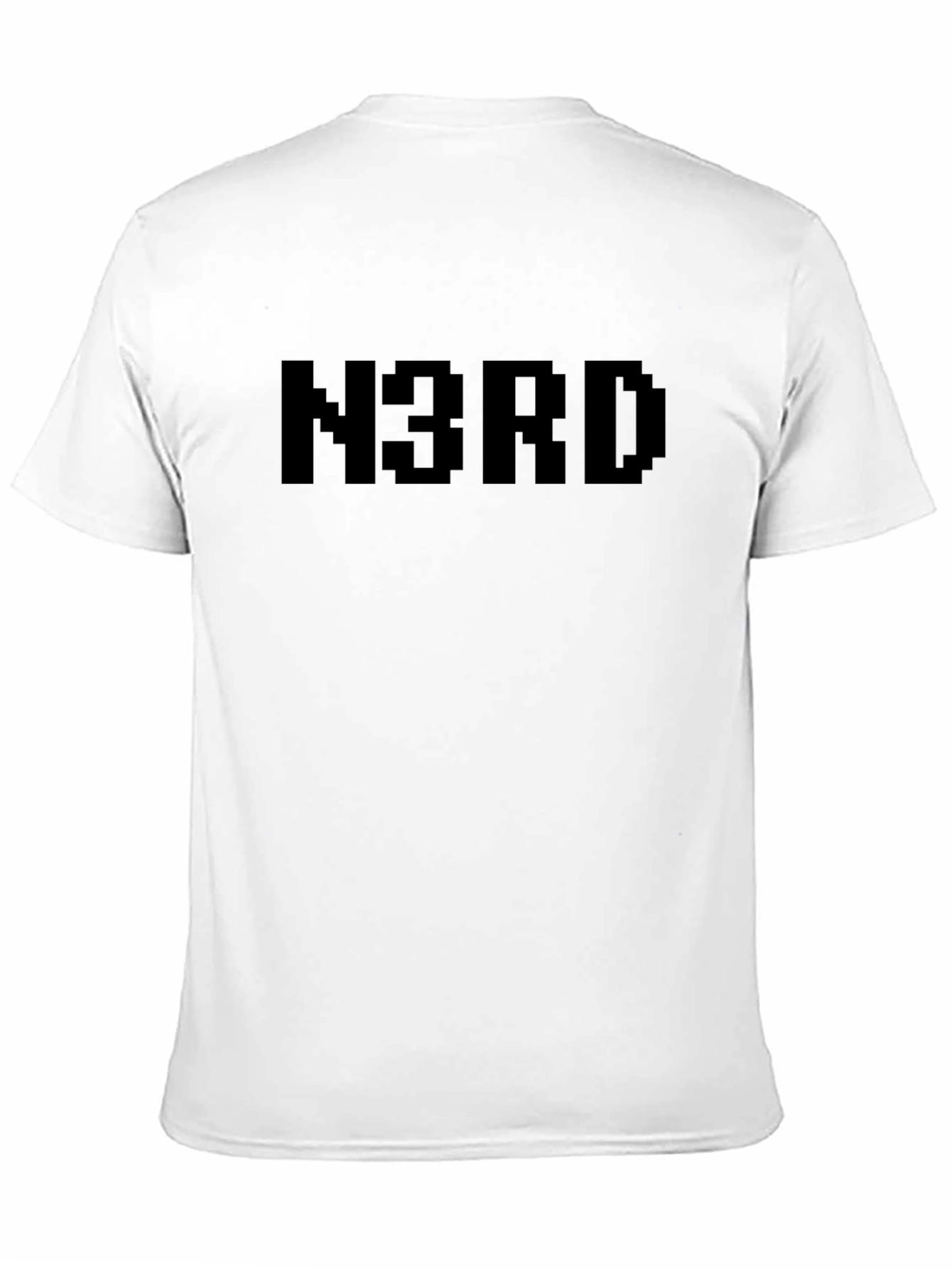 N3RD Pixel Black T-Shirt - Gamer Style Tee