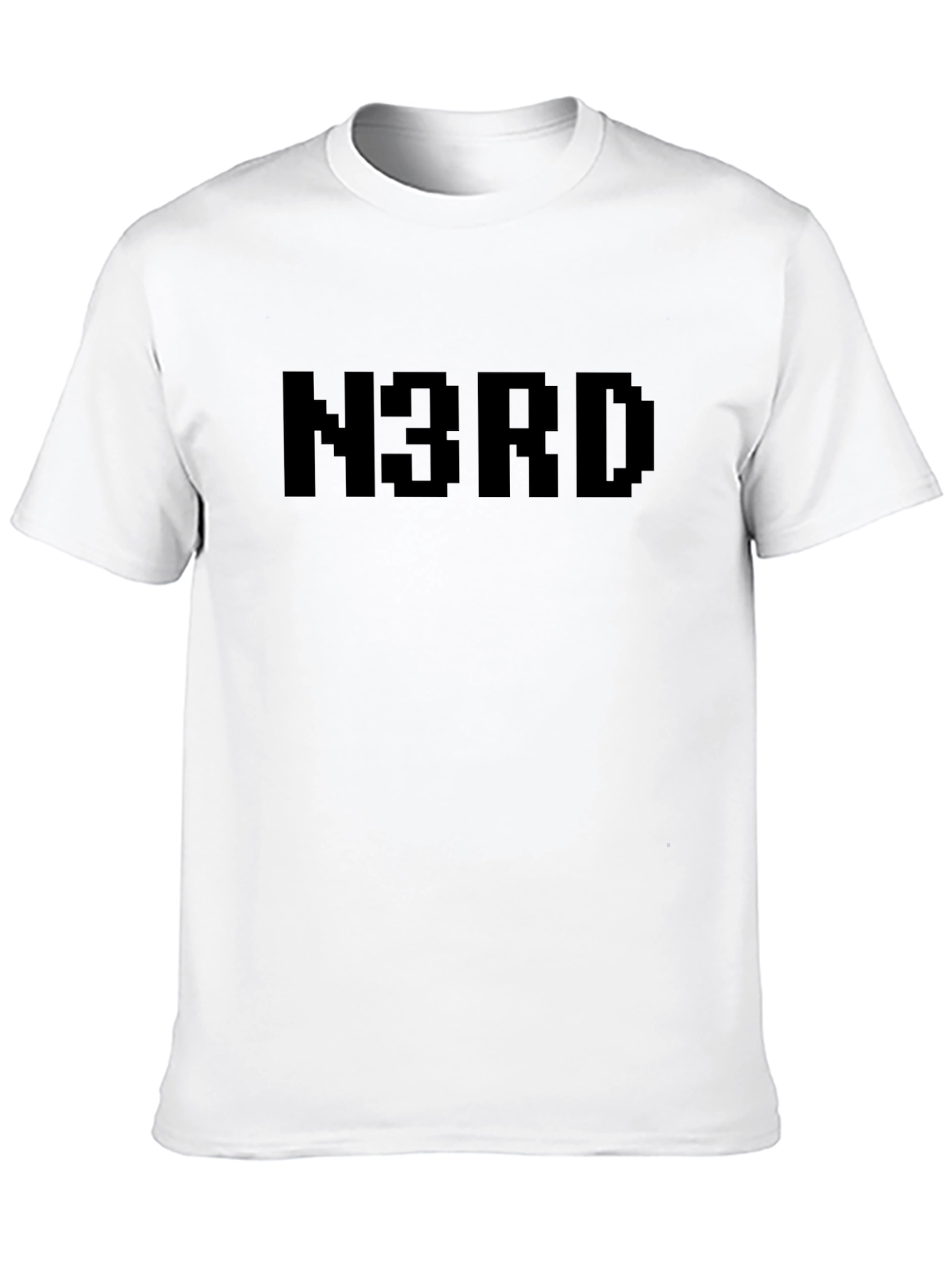 N3RD Pixel Black T-Shirt - Gamer Style Tee