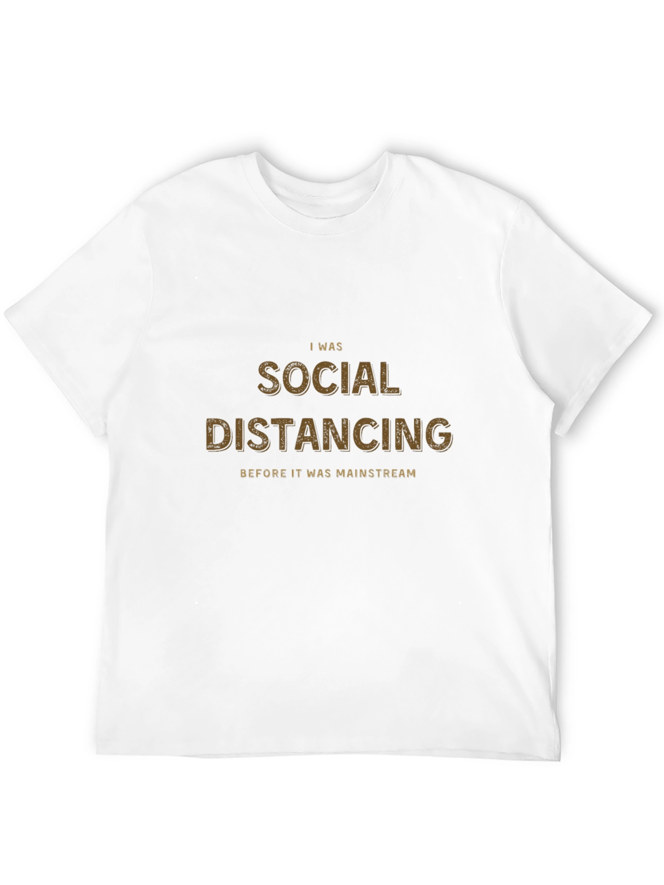 Social Distancing Graphic T-Shirt - Unisex Cotton Tee