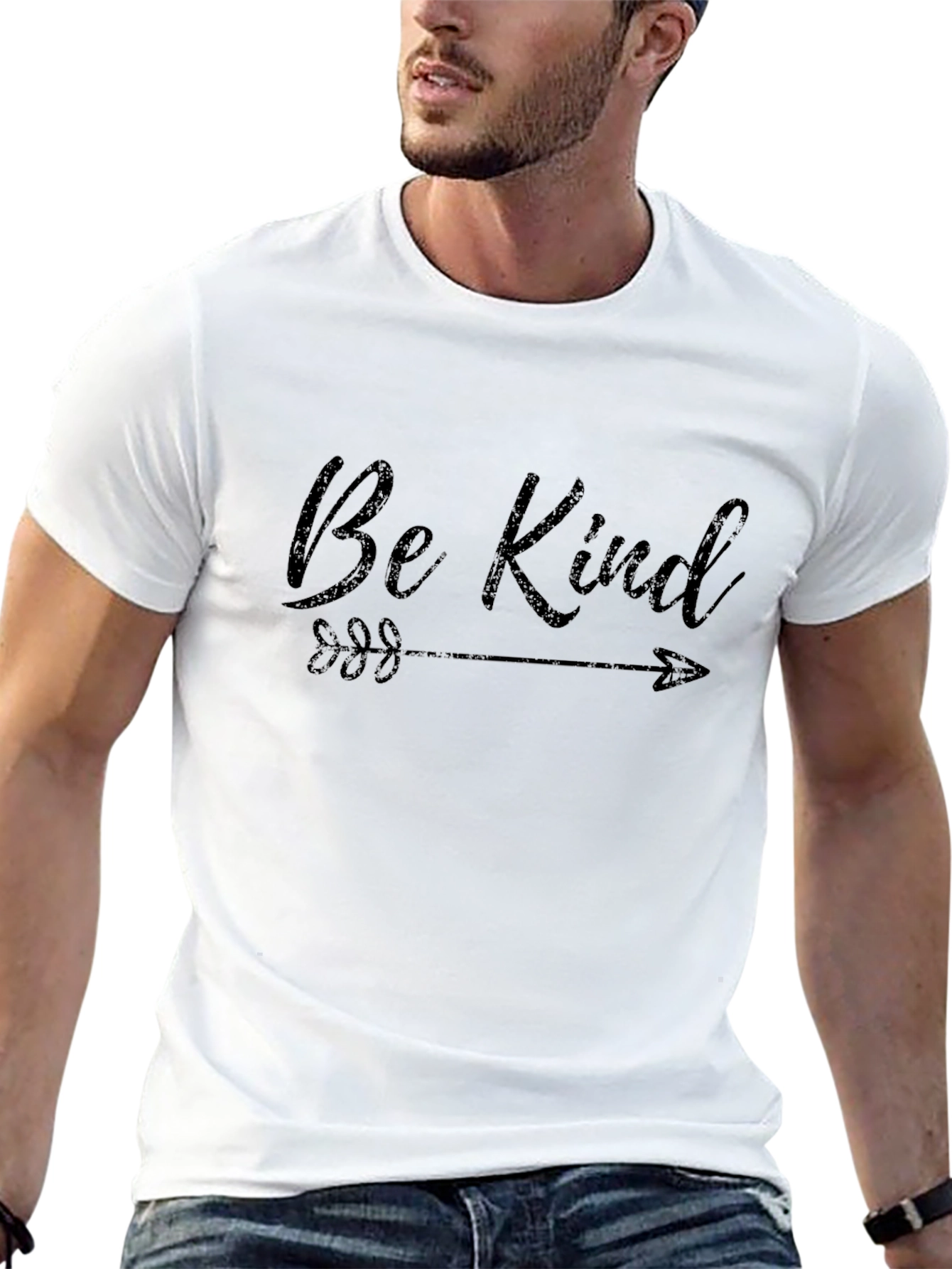 Be Kind Arrow Graphic Tee - Unisex Black Shirt