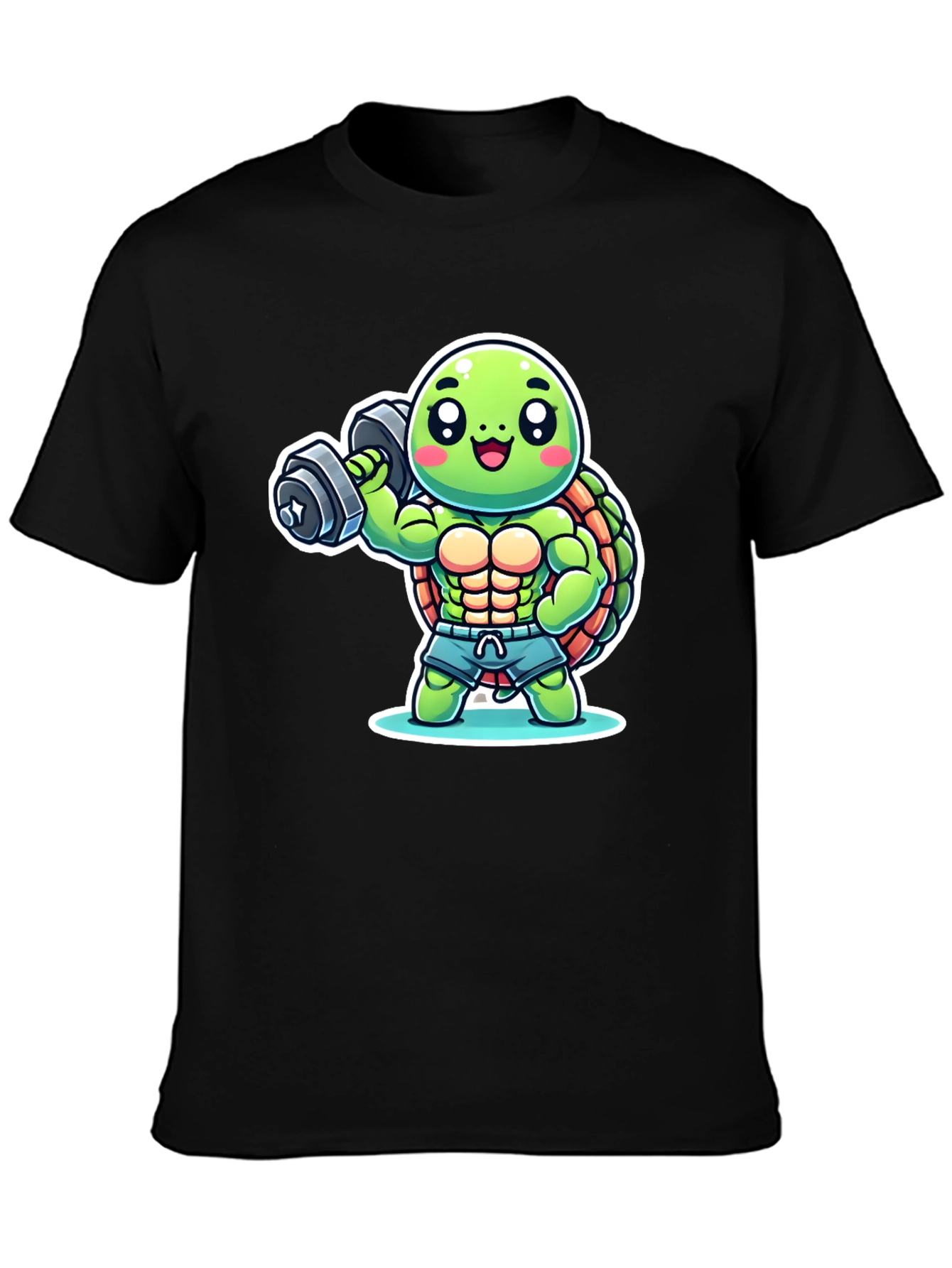 Turtle Gym Black T-Shirt