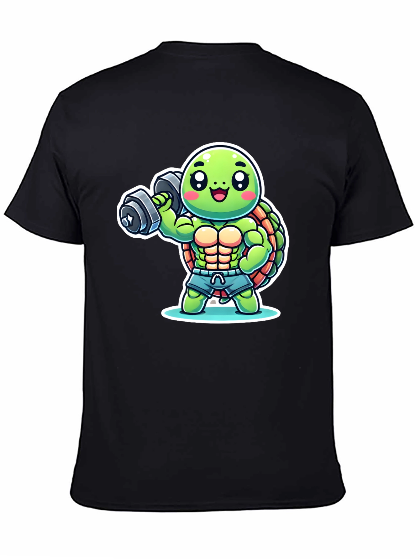 Turtle Gym Black T-Shirt