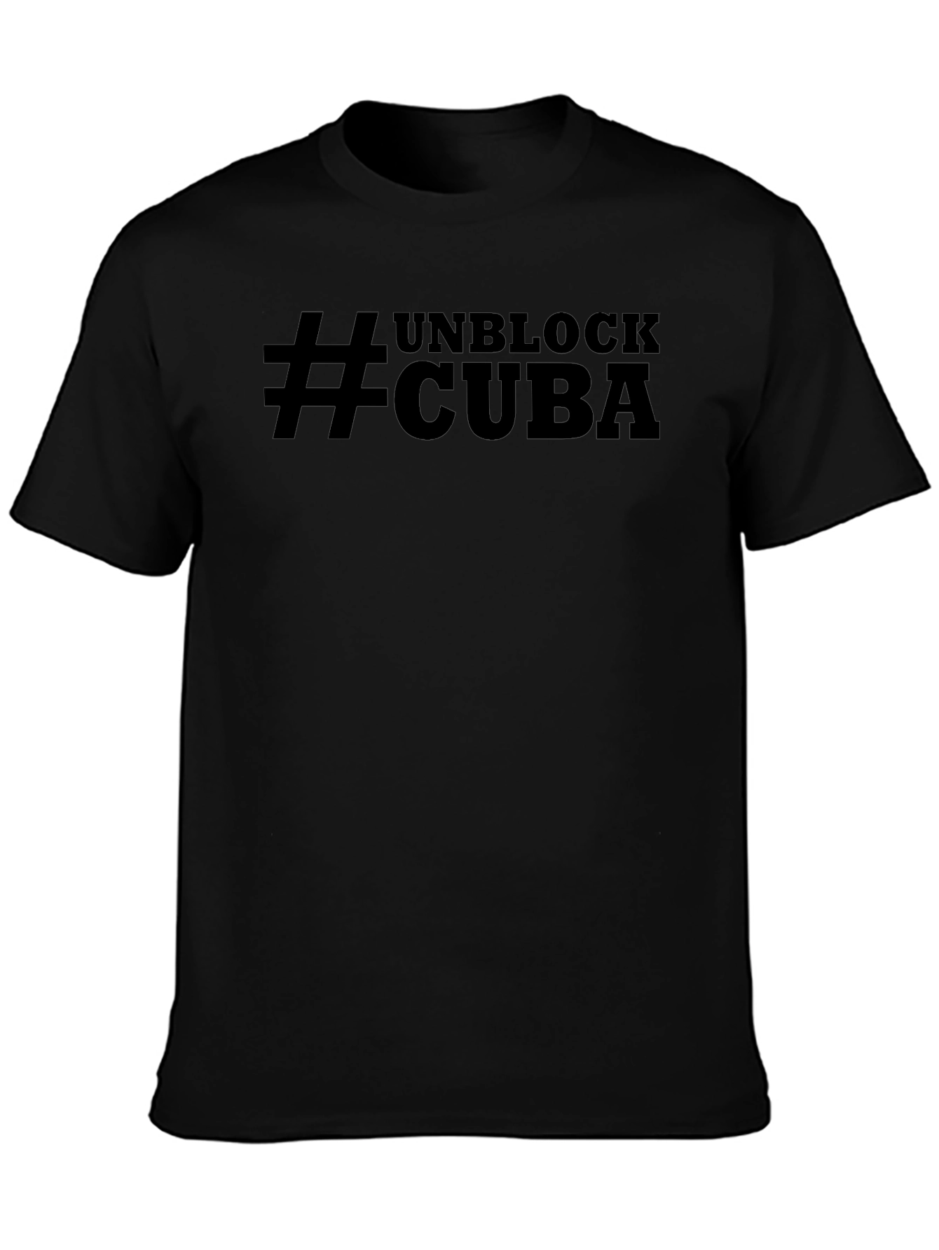 #UnblockCuba Black Graphic Tee - Activist Apparel