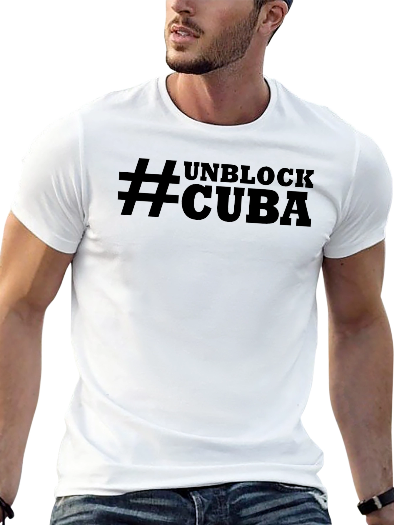 #UnblockCuba Black Graphic Tee - Activist Apparel