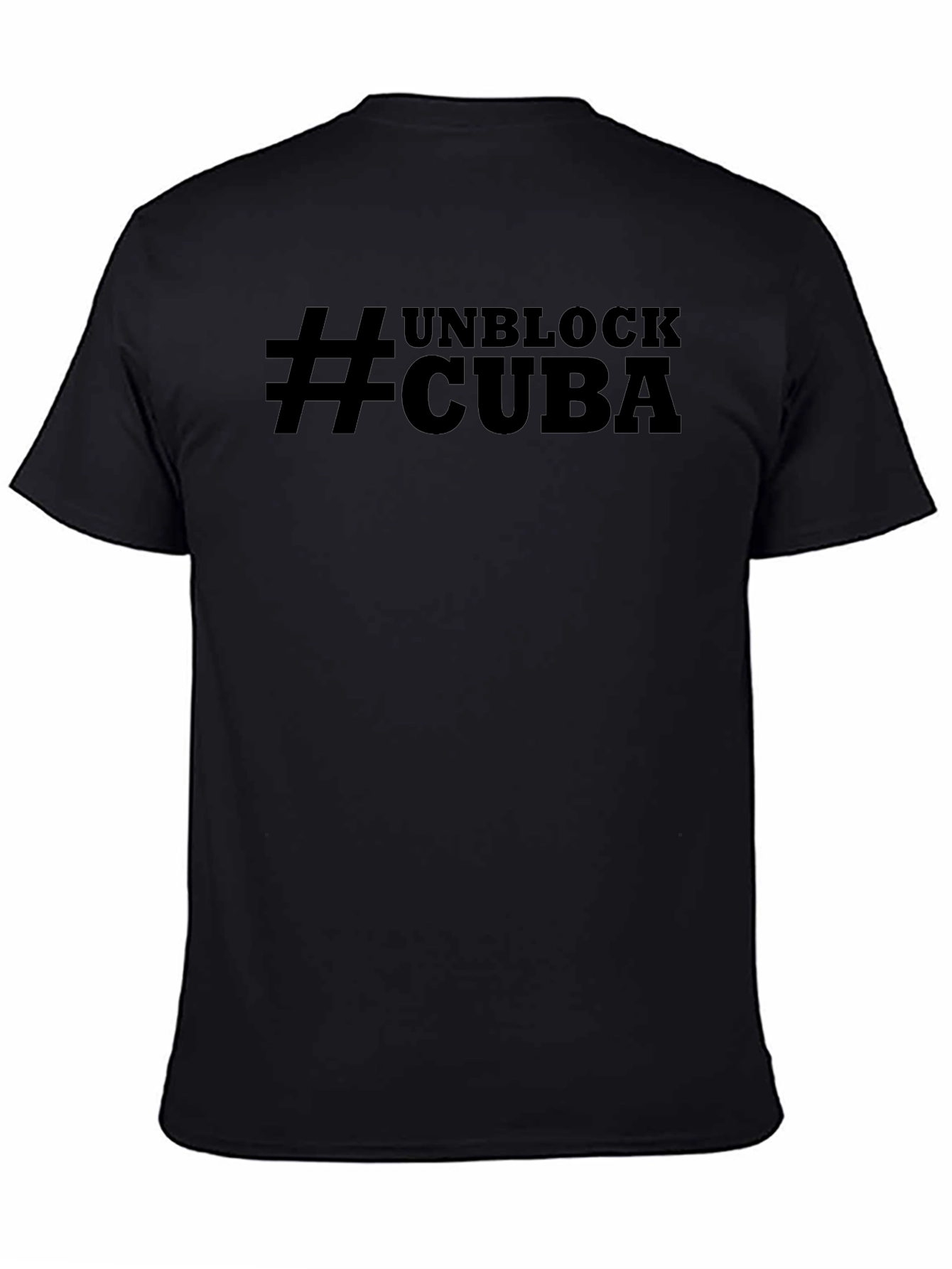 #UnblockCuba Black Graphic Tee - Activist Apparel