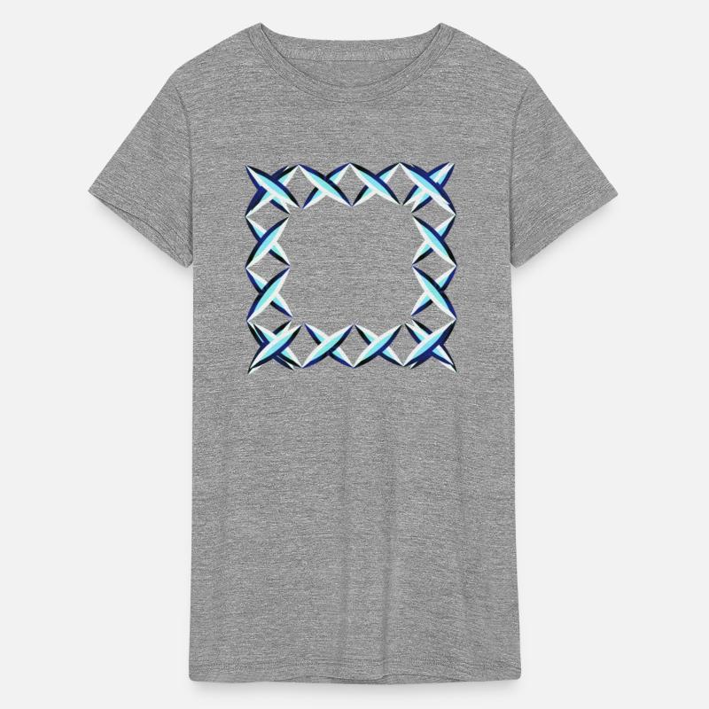 shape symbol square blue crosses