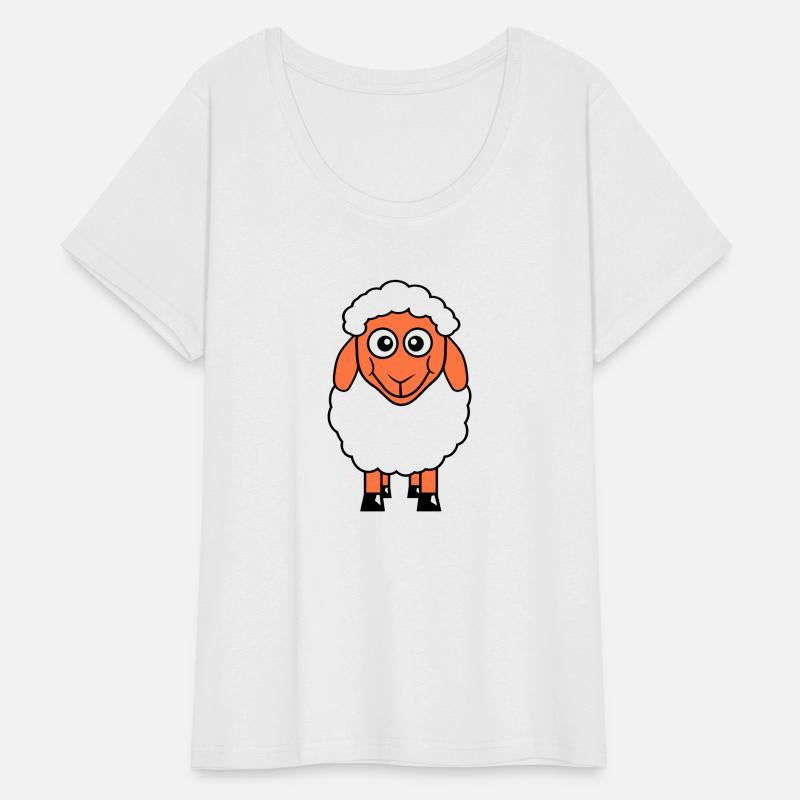 Sheep Baby Standing Cute Lamb Child Cool Comic Fun