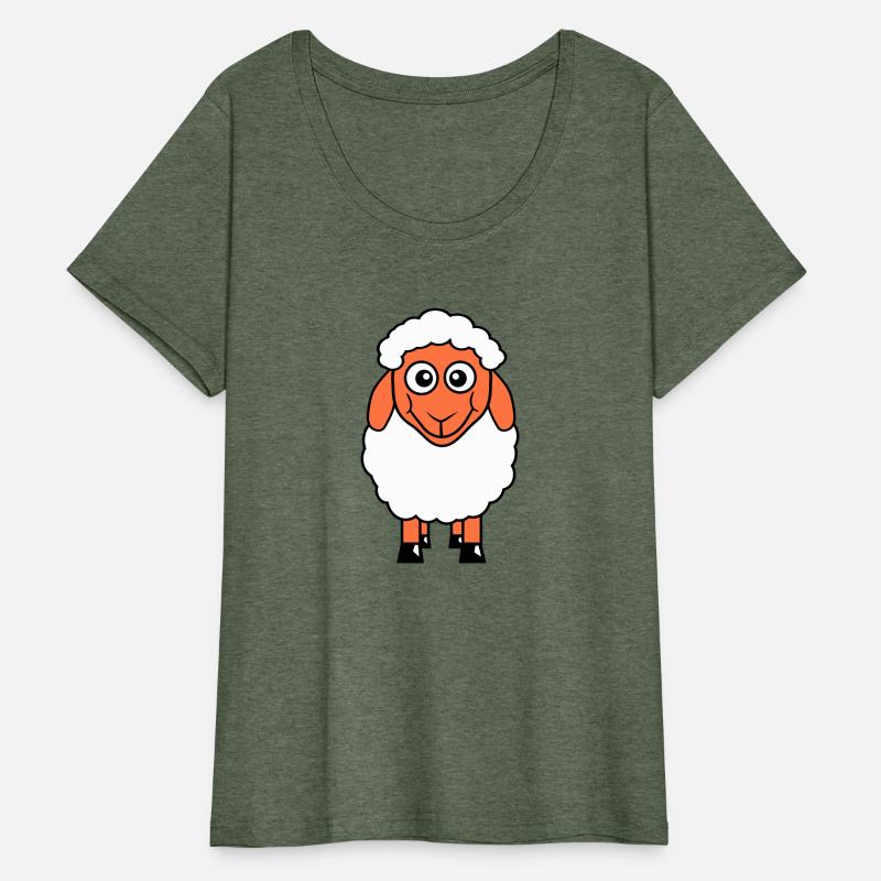 Sheep Baby Standing Cute Lamb Child Cool Comic Fun