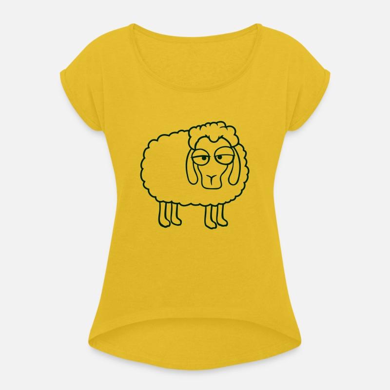 Sheep Tired Bored Look Little Sweet Lamb Bad Mood