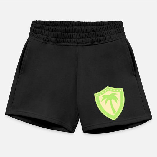 Shield Palm Tree Island Stars Beach Emblem Coat