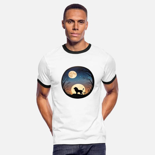 silhouette element lion