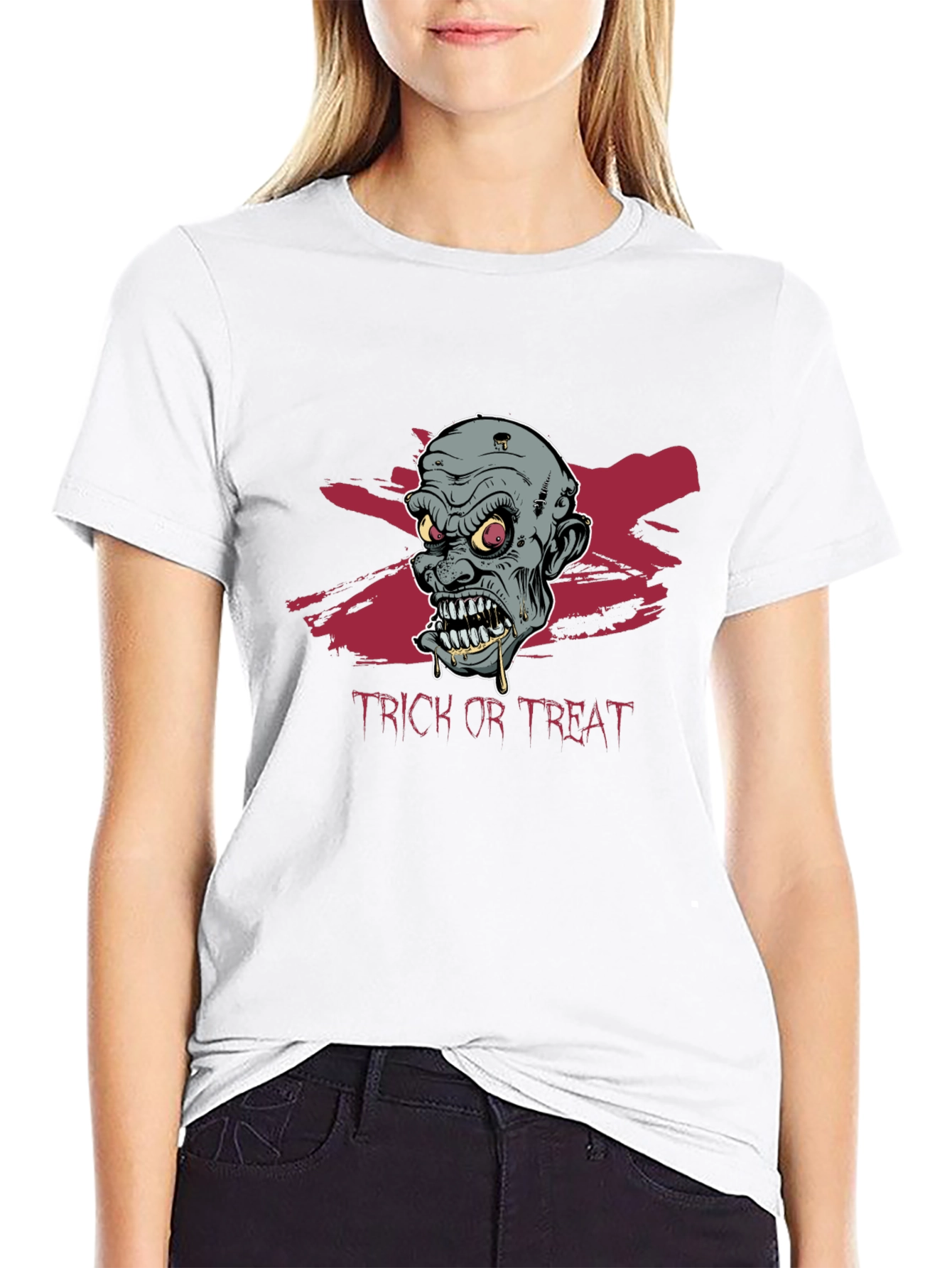 Zombie Trick or Treat Graphic T-Shirt