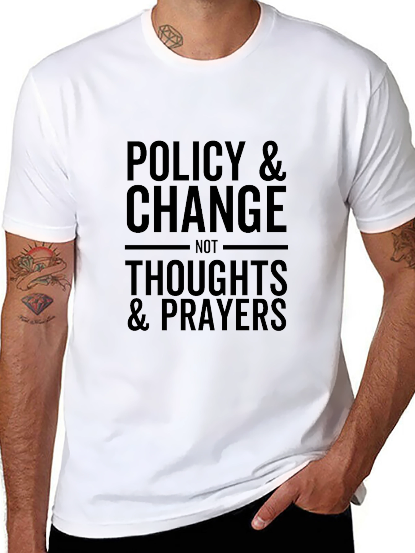 Policy & Change Graphic Tee - Activism Shirt