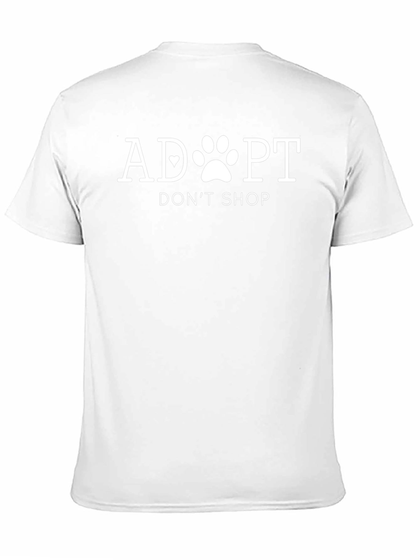 Adopt Dont Shop T-Shirt Animal Rescue Tee