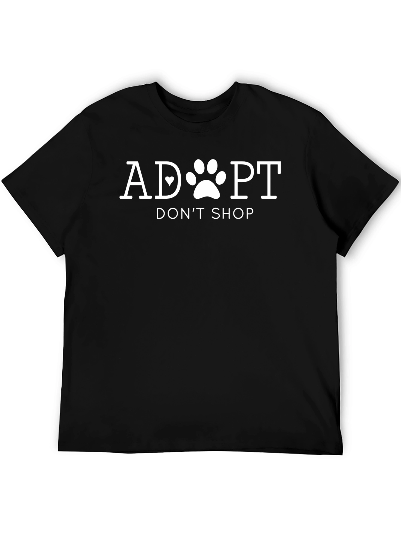 Adopt Dont Shop T-Shirt Animal Rescue Tee