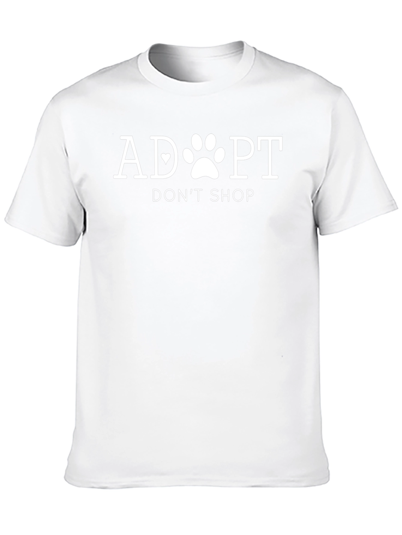 Adopt Dont Shop T-Shirt Animal Rescue Tee