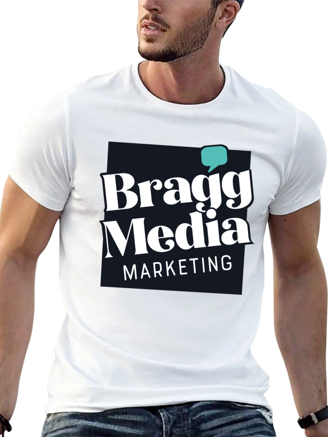Bragg Media Marketing Black Tee