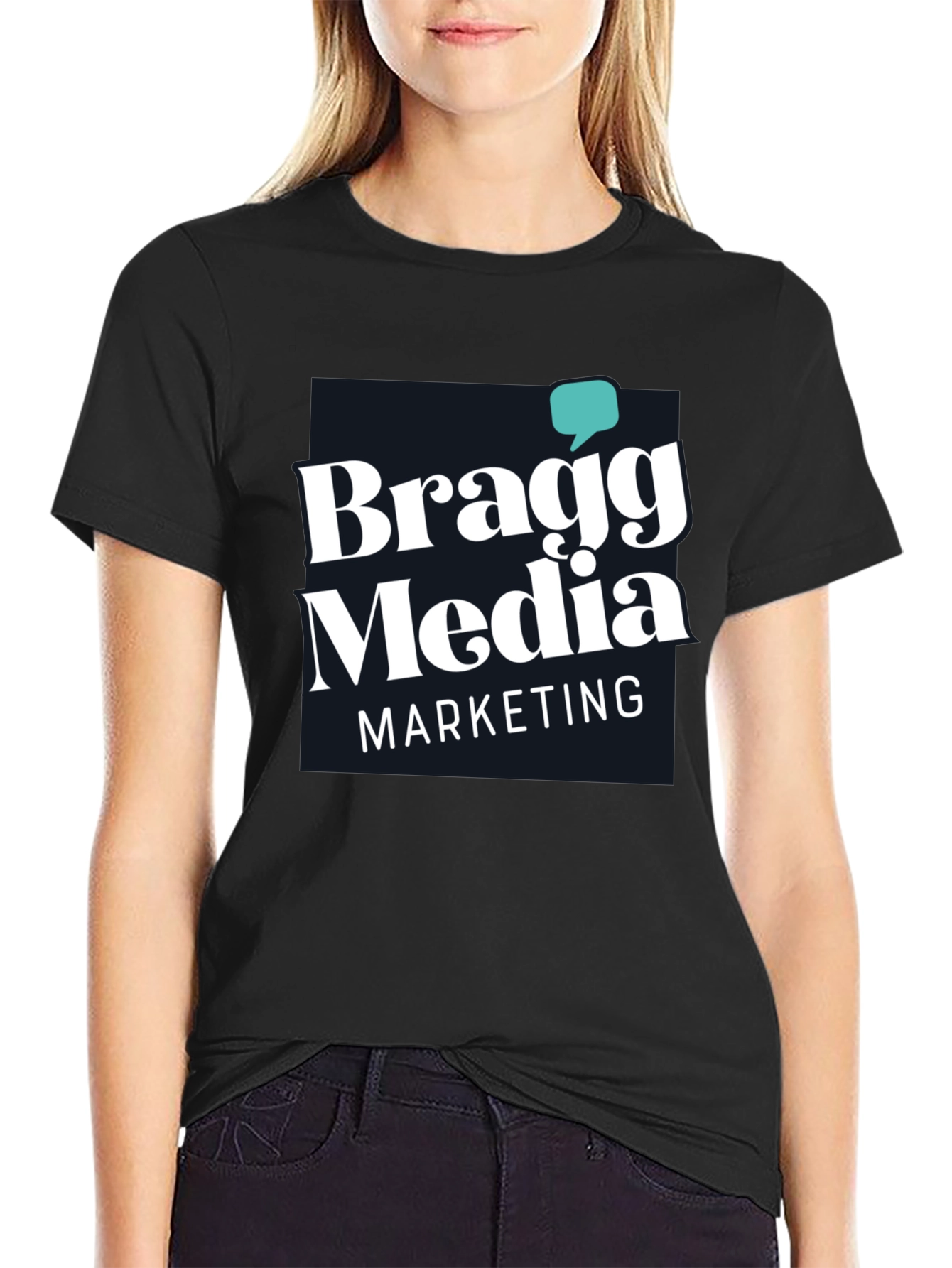 Bragg Media Marketing Black Tee