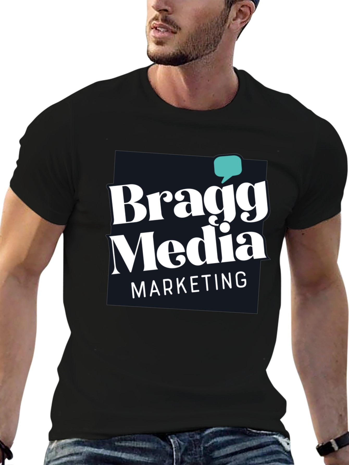 Bragg Media Marketing Black Tee