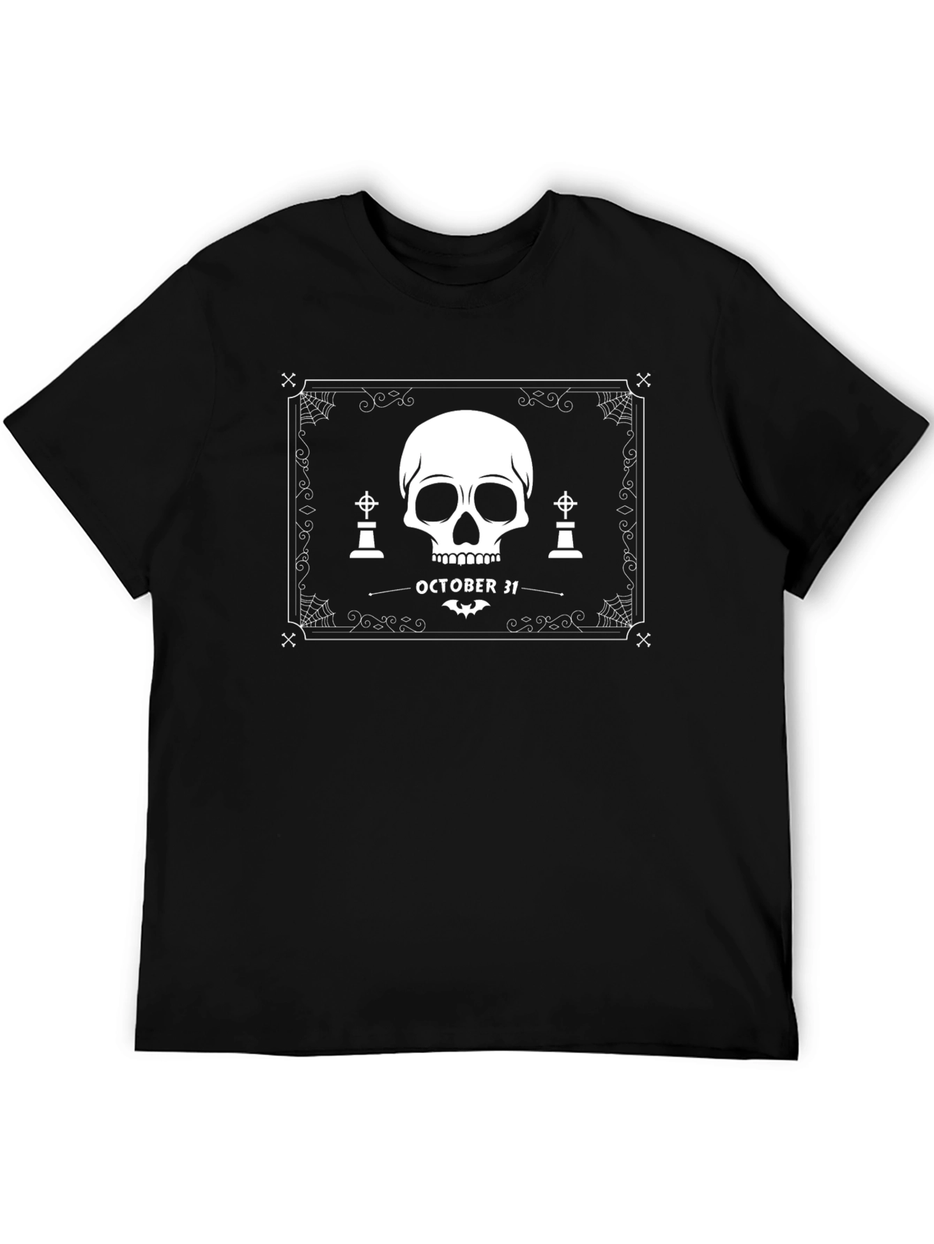 Halloween Skull Graphic T-Shirt - October 31 Tee