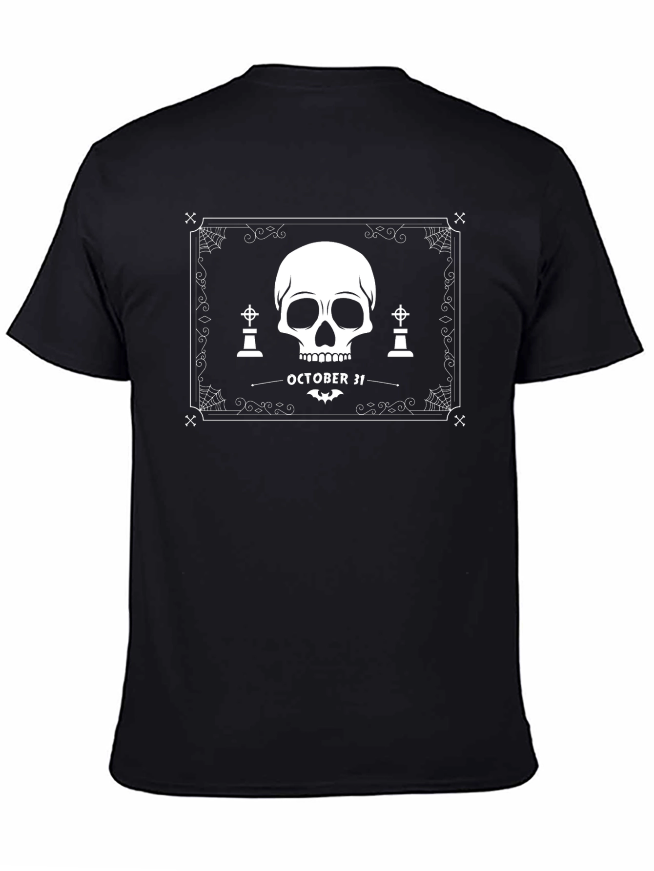 Halloween Skull Graphic T-Shirt - October 31 Tee