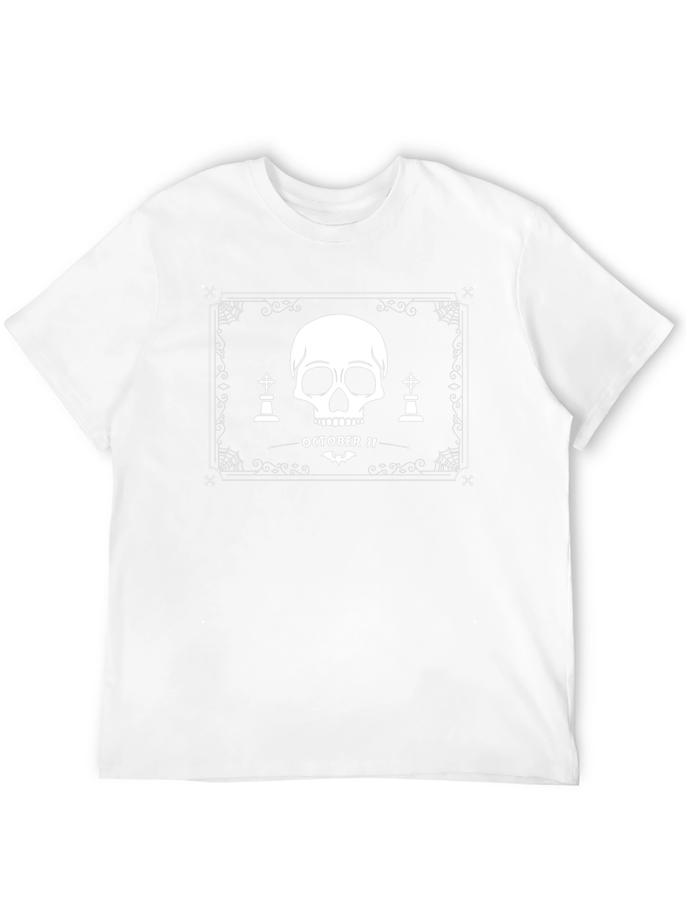 Halloween Skull Graphic T-Shirt - October 31 Tee