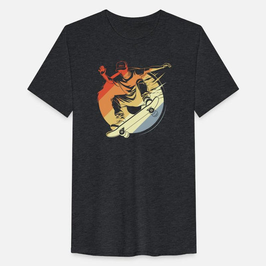 Skateboarding Boy Vintage Look