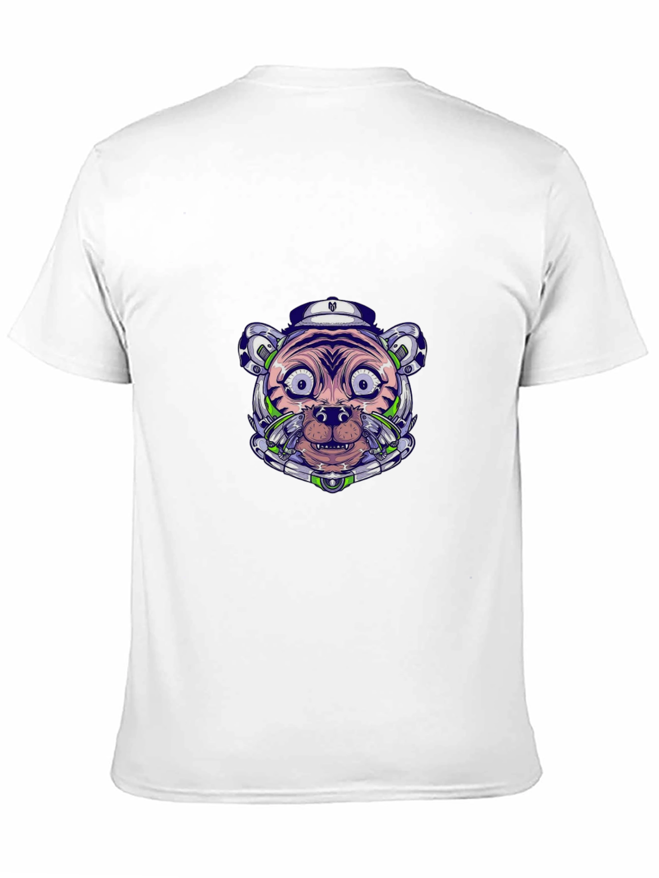 Cyberpunk Tiger Graphic Tee - Cool Streetwear