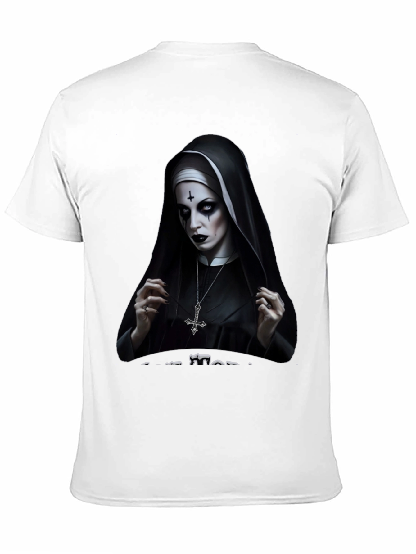 Evil Nun Graphic T-Shirt - Gothic Apparel